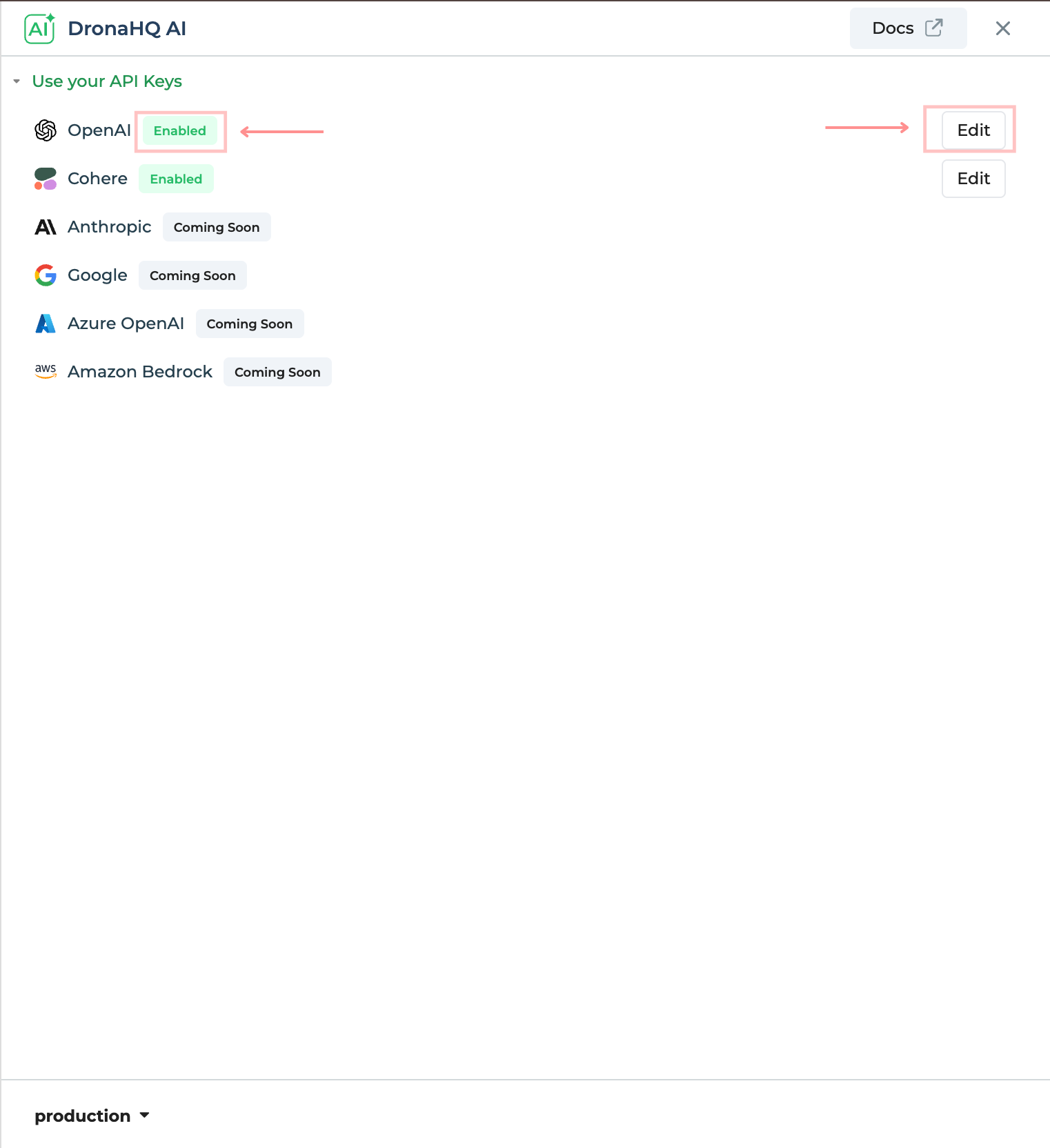 DronaHQ AI Additional Actions.