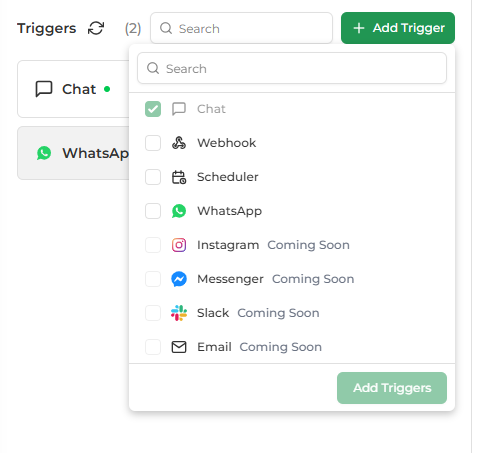 Add Triggers