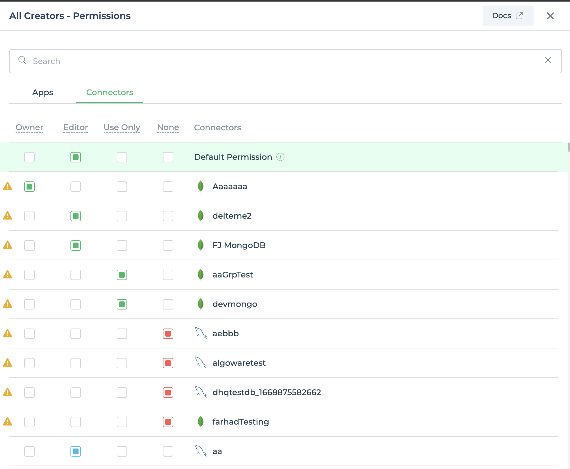 Setting permissions for multiple users