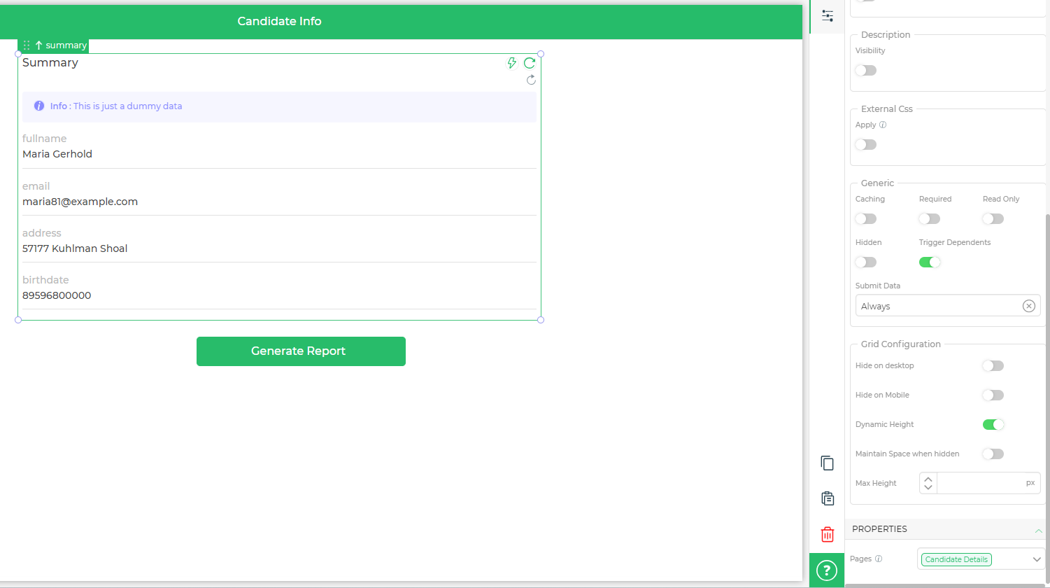 Summary Control