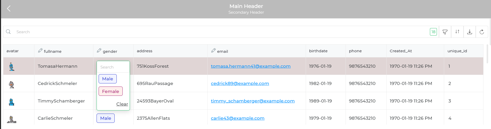 Simple Database GUI