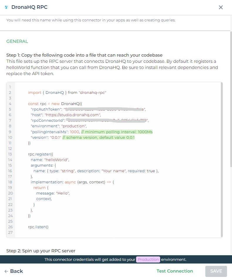 RPC Server Configuration