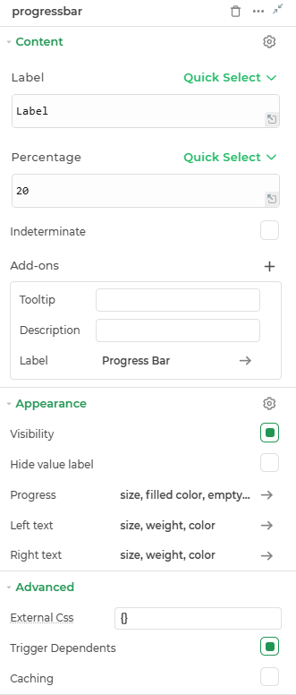 Progress Bar Control Preview