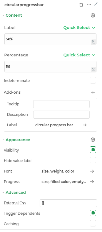 Circular Progress Bar Control Preview