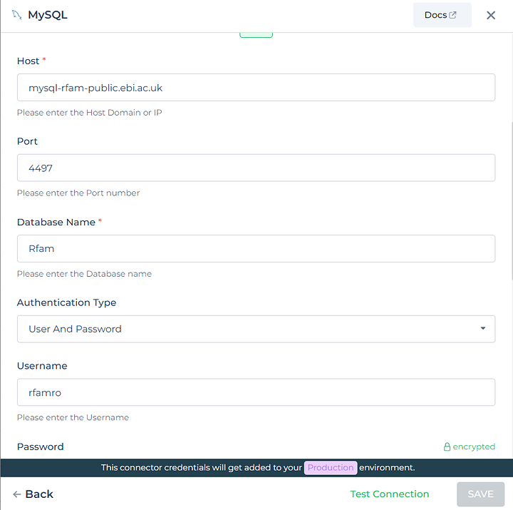 MySQL with Sample details.