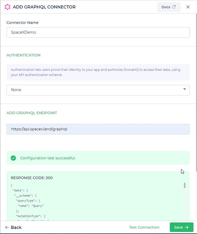 GraphQL with Sample details.