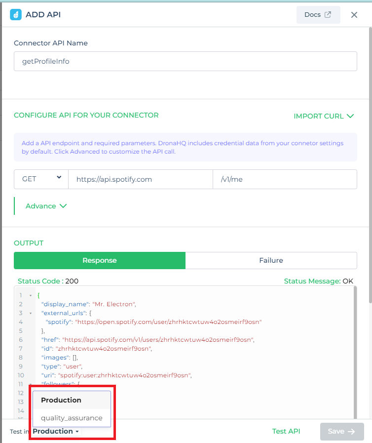 Testing data environments within queries