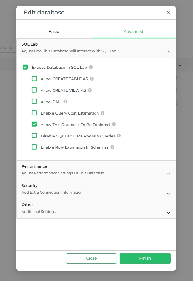 Expose database in SQL Lab toggle.