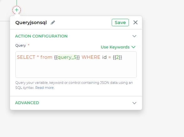 Query JSON using SQL