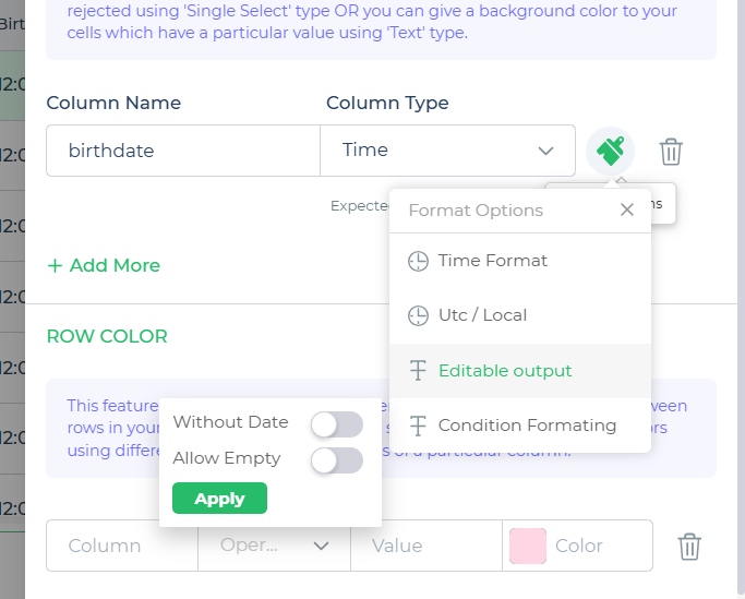 Date and Time Formatting Toggles