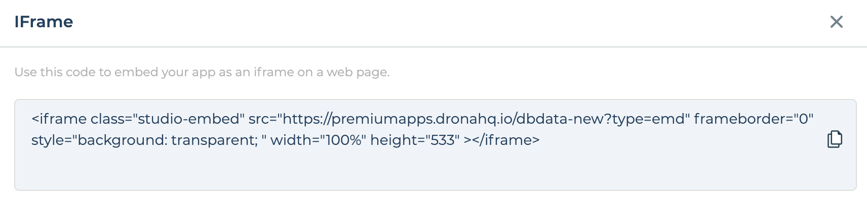 iframe embed