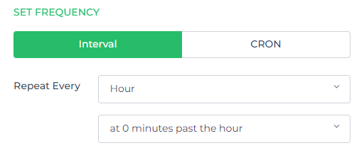 Scheduler Interval