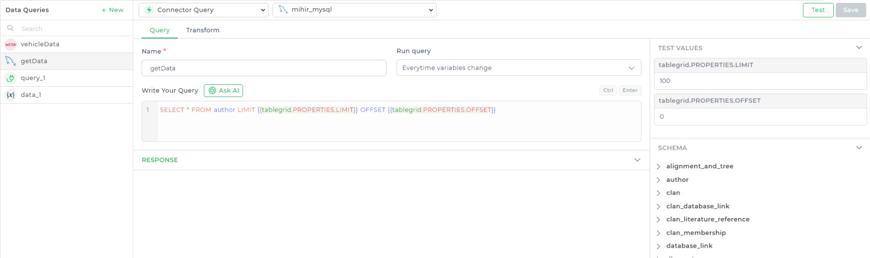 MySQL Query with pagination