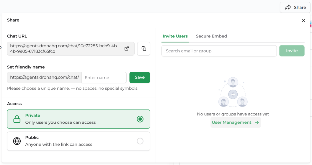 Diagram of Secure Embed Sharing
