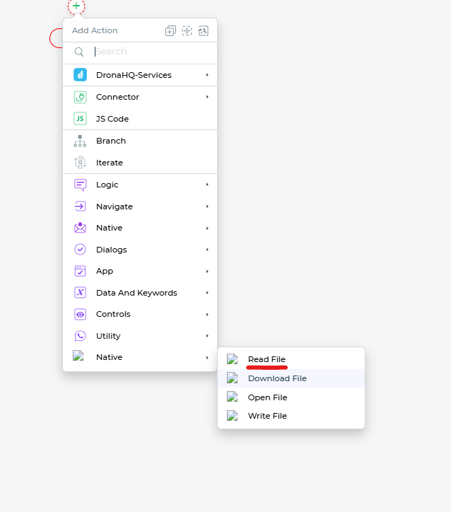 Read File Action