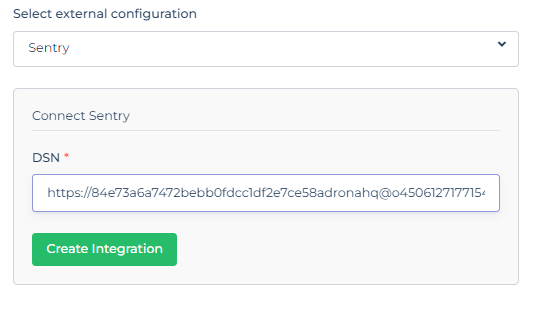 Sentry Setup