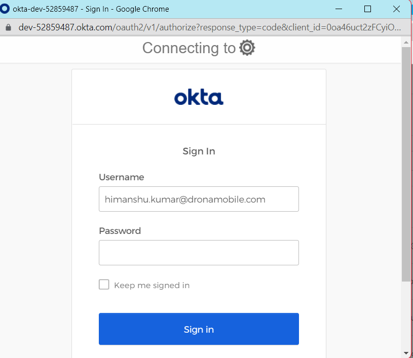 OAuth Signin URL