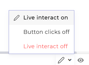 Live Interaction States.