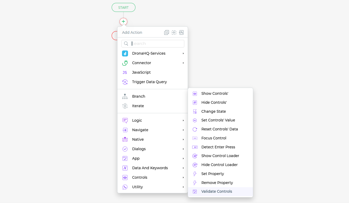 Validate Screen