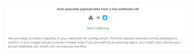 Webhook Auto Populate Payload Data